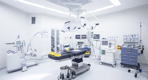 Machine laser dans l'instrument médical