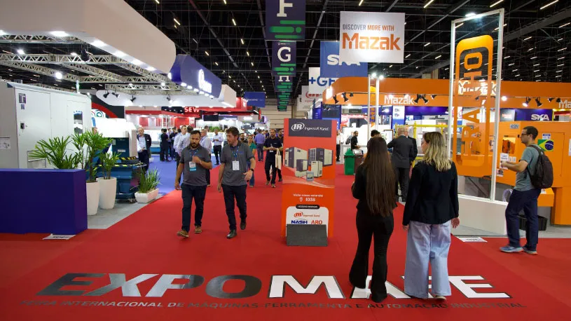 L'équipe Remcor à l'exposition d'Expomafe au Brésil