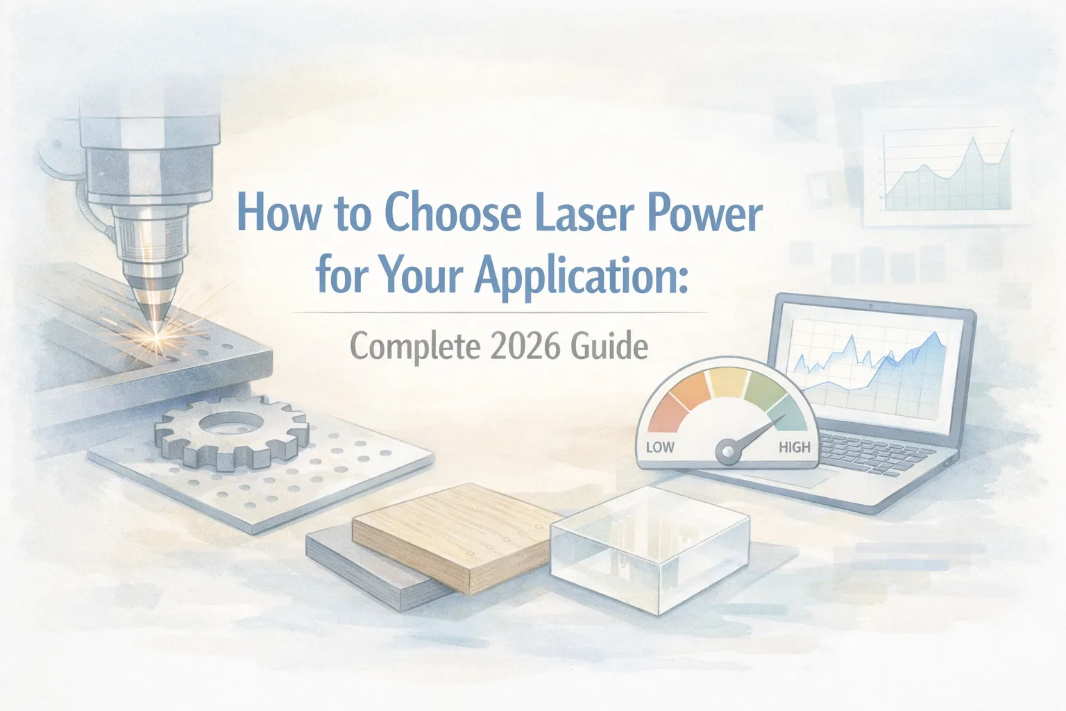 Comment choisir la puissance laser pour votre application: Guide de 2026 complet